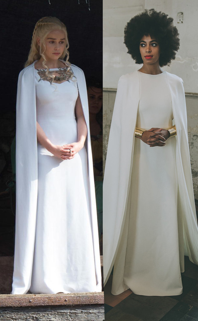 Did Game of Thrones Steal Solange Knowles' Wedding Dress Look? See